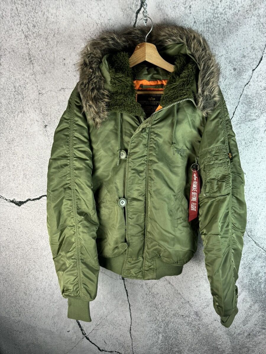 Alpha Industries N2B fur flying jacket | eBay Alpha Industries N2B fur flying jacket | eBay