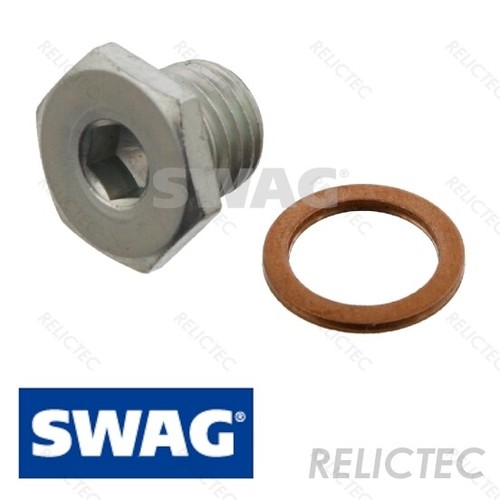 Oil Sump Drain Plug BMW Land Rover Alfa RomeoE46,E87,E90,E81,E91,E38