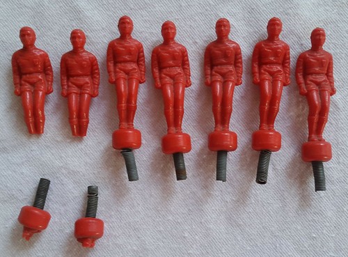 RARITÄT: Retro Fußballspiel Original 1970er 16 Spieler 55,5x40,5cm Tischfußball - Bild 2 von 4