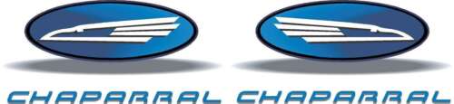 Chaparral Boat Vinyl Sticker Decal Newer Vers 9.5" x 4.5" You Get 2 - Bild 2 von 3