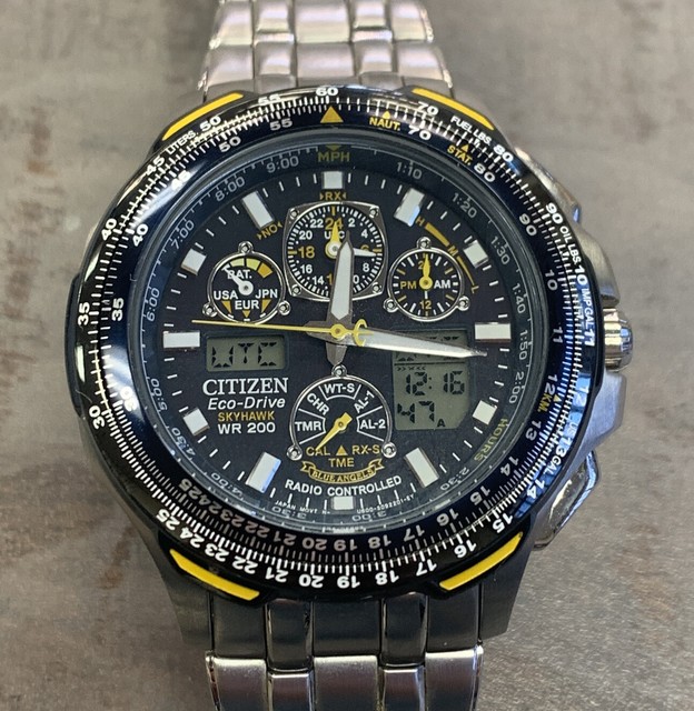 citizen skyhawk radio controlled watch