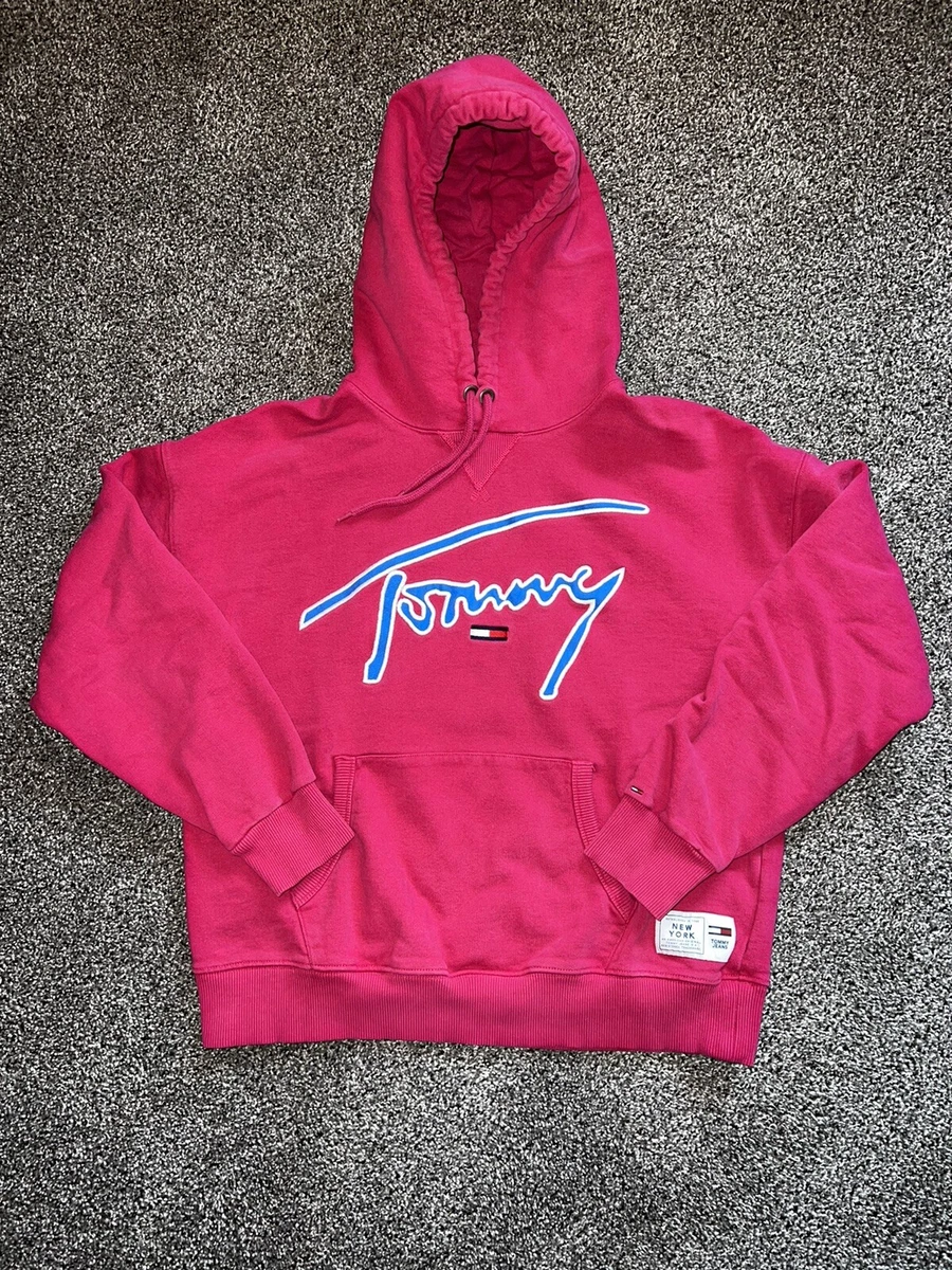 Vintage Pink Tommy Hilfiger Hoodie