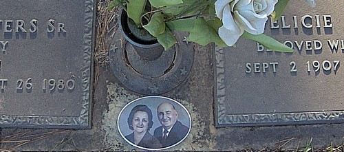 Foto de cerámica de porcelana de 5,15"" x 7"" mausoleo imagen al aire libre cementerio lápida - Imagen 6 de 6