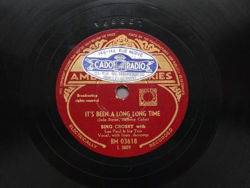 BING CROSBY (1945) Whose Dream Are You / It's Been a Long Long Time, Decca - Bild 2 von 10