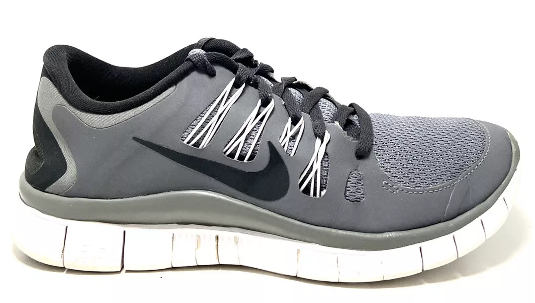 NIKE Free Gray Mesh Lace Mens Shoes 579959-001 Size 6 | eBay