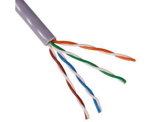 Cat5e Cat5 internes Ethernet PVC Kabel 100% Kupfer Datennetz 1m-30m Posten - Bild 1 von 4