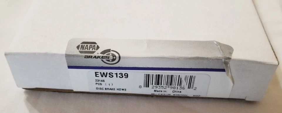Pastilha de freio Napa sensor de desgaste eletrônico traseiro para BMW EWS139 550i 640i 535d 535i - Imagem 4 de 4