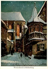 Rothenburg, Germany, Feuerleinserker, L. Mössler. Postcard