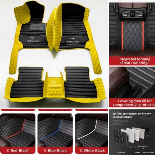 For Ford 1990-2025 Car Floor Mats Custom Pad All Weather Carpet Cargo Liner - Foto 20 di 34