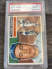 1956 Topps Duke Snider #150 PSA 8 Dodgers