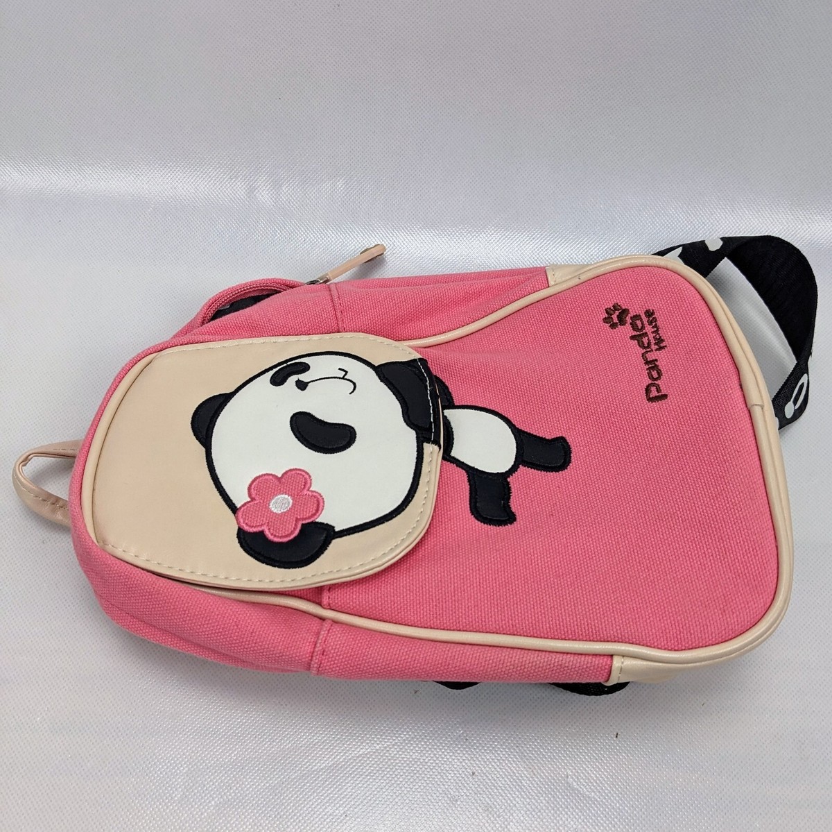 RARE PANDA HOUSE Bubble Gum Pink Adjustable Strap Skater 