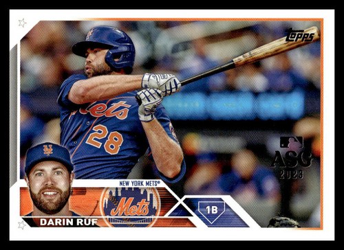 2023 Topps Darin Ruf Stamped All-Star Game Logo 70 New York Mets | eBay