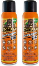 Gorilla Heavy Duty Spray Adhesive, Multipurpose and Repositionable 2 - Pack 