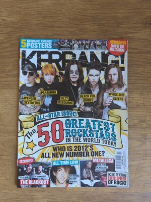 Kerrang! 1422 50 Greatest Rockstars, The Blackout, All Time Low, Metallica