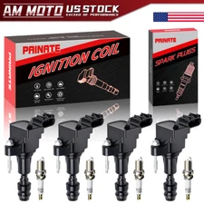 OEM Ignition Coil+Spark Plug For Chevy Equinox Buick Regal Saturn GMC 2.4L UF491