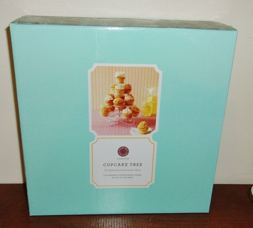 Martha Stewart Metal 4 Tier 18 Cupcake Dessert Dinner Party Buffet Stand Holder - Picture 8 of 10