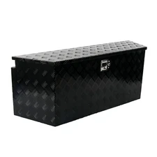 Aluminum 49"X15"X18.5" Trailer Tongue Toolbox Truck Bed Pickup Storage Tool Box