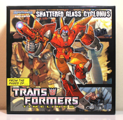 Transformers Timelines Shattered Glass CYCLONUS + Krunix - Open/Complete (2010)