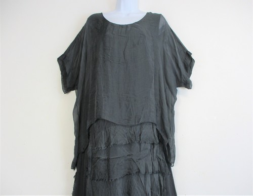 Ladies 30% Silk 70% Viscose All in One Summer Dress & Top One Size:Regular - Picture 36 of 86