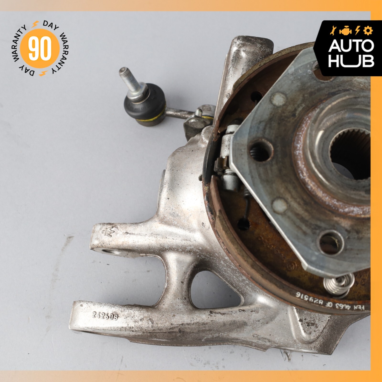 11-19 Maserati GranTurismo S M145 Rear Left Side Spindle Knuckle Hub OEM 33k