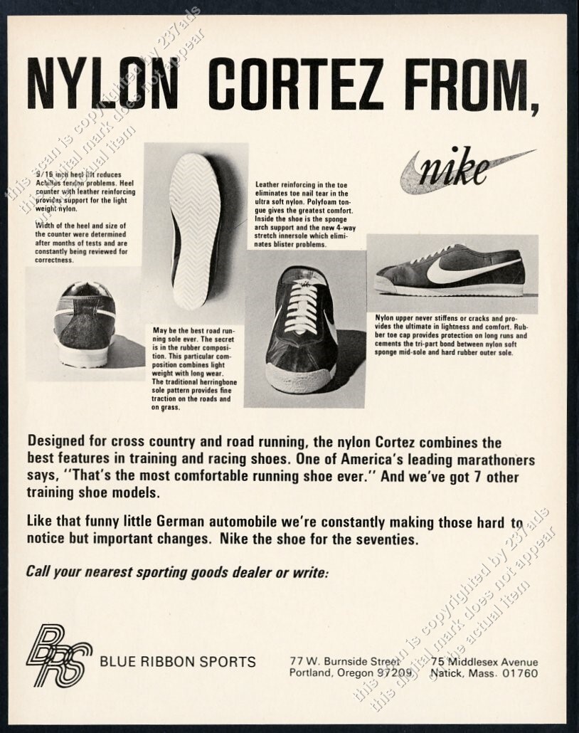 1972 Nike Cortez nylon shoes 4 photo 