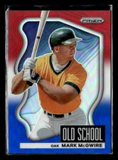 Mark McGwire - 2022 Panini Prizm Old School Red/White/Blue Prizm #OS-7 Athletics