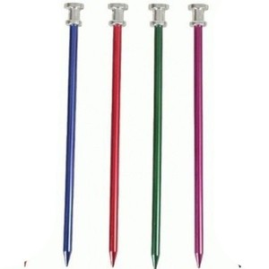 Stansport 9/" Aluminum Tent Peg 4 Pack Blue
