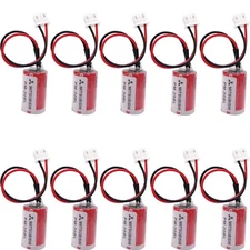 10 new ER3 3.6V Li-ion Battery with PM-20BL Plug 1100mAH for Mitsubishi F940 PLC