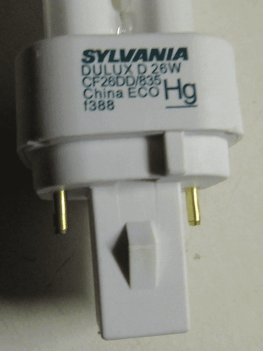 4 SYLVANIA DULUX D 26W Compact Fluorescent 21114 10,000 Hours Lamps NOS - Picture 2 of 4