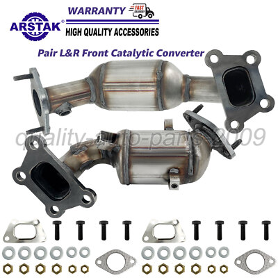 Pair Front Catalytic Converter 53316+53315 For 2018-2020 Buick Enclave V6 3.6L