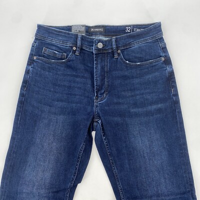 Blank NYC Mens Size 32 Stanton Straight Fit Medium Wash Blue Jeans NWT