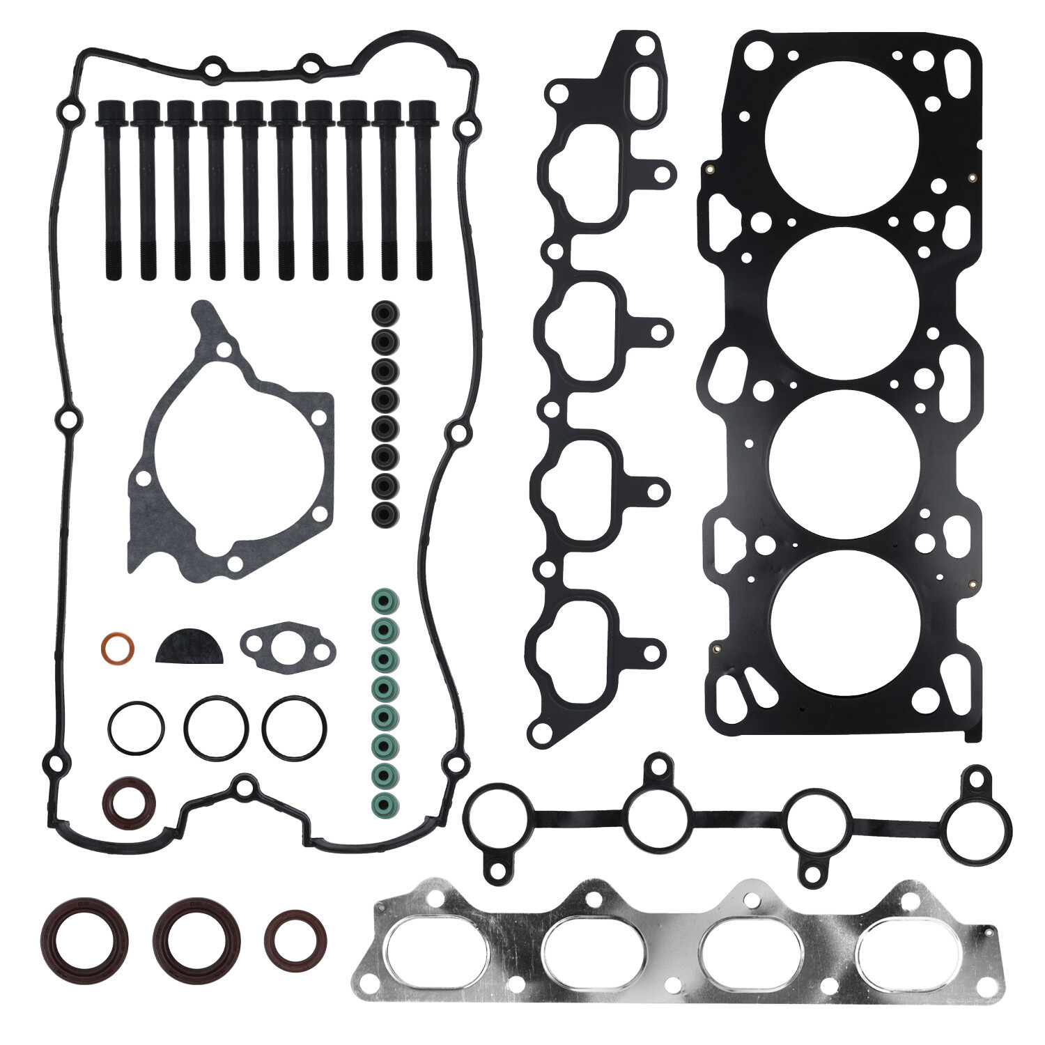 Head Full Gasket Set w/ Cylinder Bolts For Chevy Silverado GMC Sierra 5.3L 4.8L