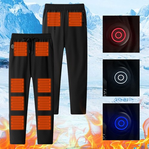10 Zones Warm Heating Pants USB Sports Thermal Motorcycle Pants for Men & Women - Picture 5 of 19