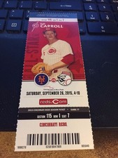 2015 CINCINNATI REDS VS NEW YORK METS TICKET STUB 9/26 METS CLINCH NL EAST TITLE