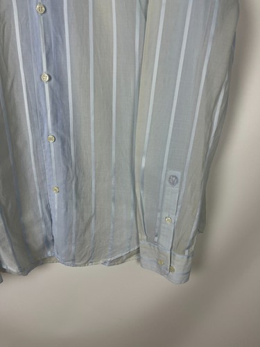 Versace Collection slim fit striped luxury long sleeve shirt - Picture 4 of 11