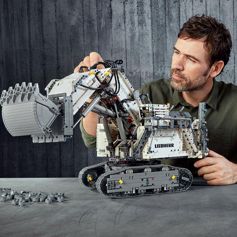 lego technic liebherr excavator