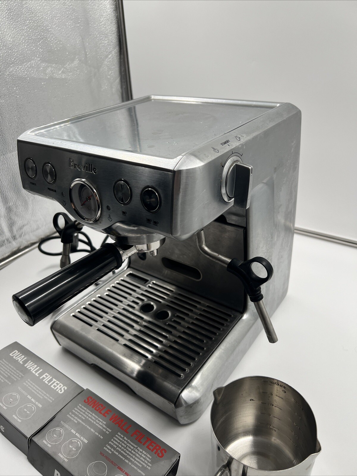 BREVILLE EXPRESSO MACHINE BES830XL/A TESTED WORKS GREAT!!