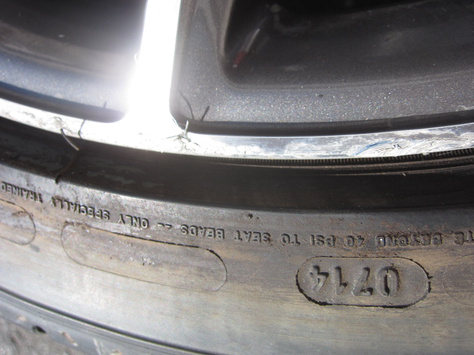 Ferrari California - Rear Wheel / Rim 10JX20 - (USED) - P/N 242157