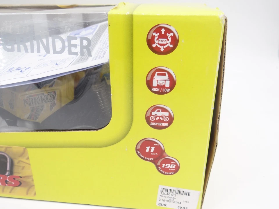 Grinder MUD Racers Auto Buggy Ferngesteuert RC Radio Control Nikko 1:18 OVP - Bild 3 von 4