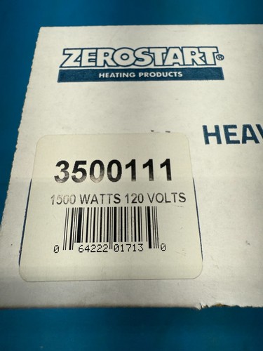 ZeroStart 3500111 Temro Heavy Duty Engine Block Heater For Caterpillar C13 / C15 - Picture 2 of 12