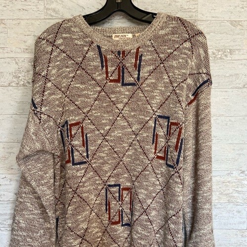 The Fox Collection Knit Sweater Vintage 