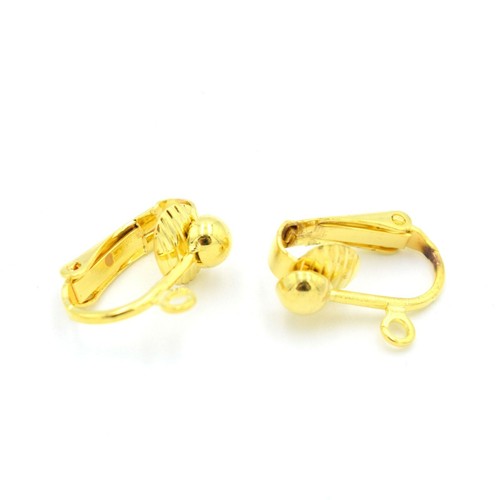 Gold Plated Clip On Earring Findings For Jewelry Crafting Set Of 20 eBay