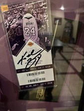 KOBE BRYANT SIGNED LAKERS 60 POINT FINAL GAME TICKET Panini Certified