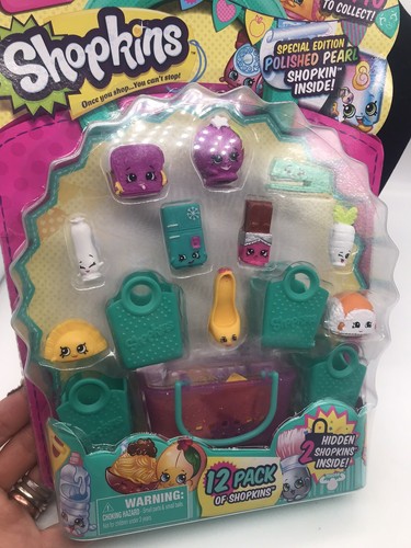 Shopkins Season 3 Mini Figure 12-Pack New Special Edition Polished Pearl - Picture 4 of 10