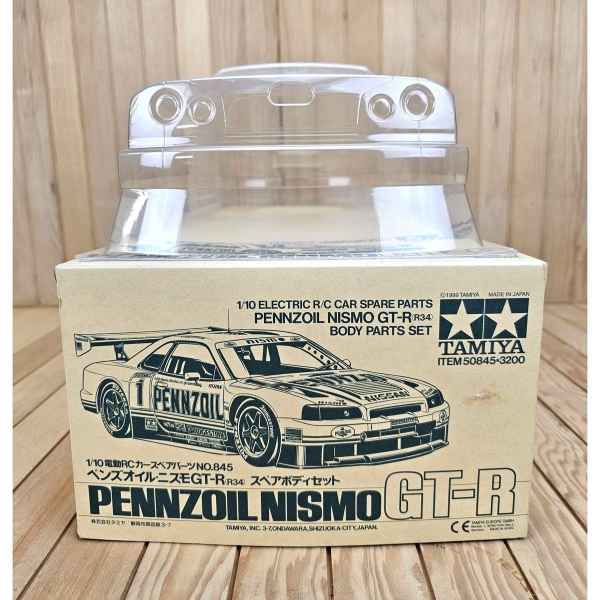 RARE Vintage Tamiya Pennzoil Nismo GT-R (R34) 1/10 Body RARE Vintage Tamiya Pennzoil Nismo GT-R (R34) 1/10 Body