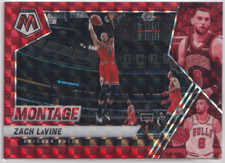 Zach LaVine 2020-21 Panini Mosaic Montage Red Prizm #23