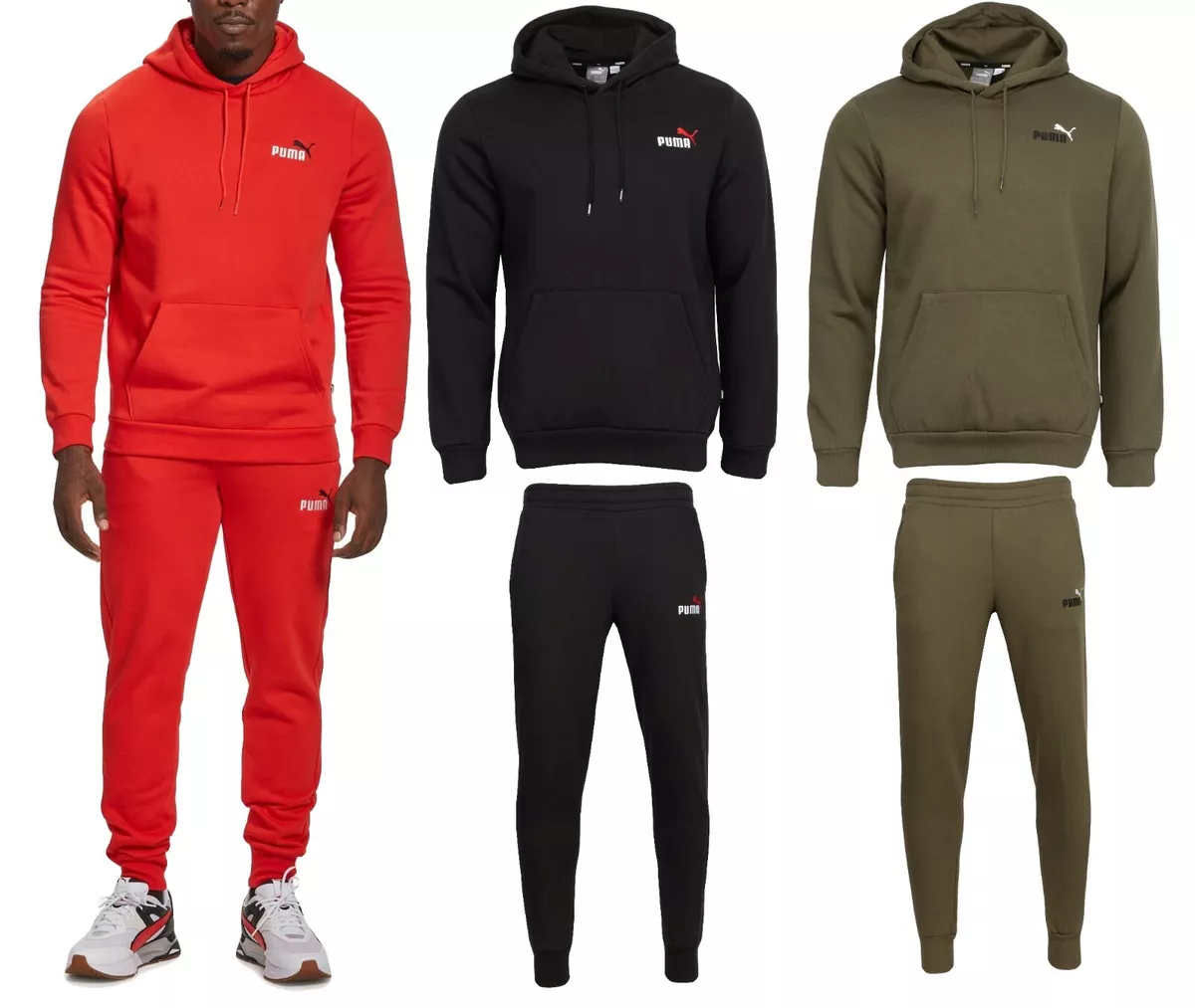 Puma sweatsuit mens discount