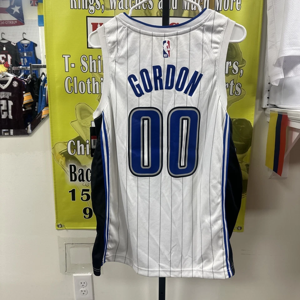 Orlando Magic Nike Jersey #00 Gordon Size 48-L White with Pan Strip Swingman - Image 2 of 4