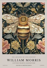 Large size William Morris Bee Print A4 to A0, William Morris Print Bee Poster