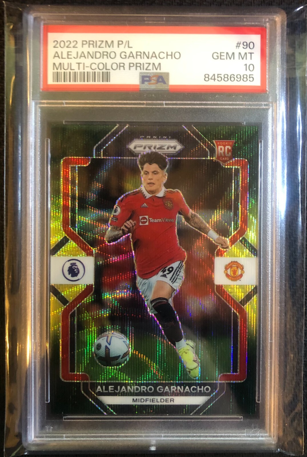 2022 Prizm P/L - Alejandro Garnacho - Rookie - #90 - Multi-Color 